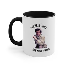 Columbo TV Show Just One More Thing True Crime Lover Gift 110z Two Toned Mug - £17.12 GBP