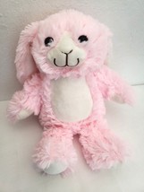 Aroma Home Bunny Rabbit Plush Stuffed Animal Pink White Microwave Heating Pad - £17.78 GBP