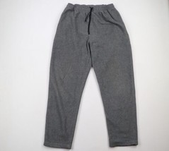 Vintage Gap Mens XL Blank Wide Leg Baggy Fleece Sweatpants Pants Heather Gray - £42.88 GBP