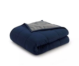 Anti-Anxiety Weighted Blanket Ella Jayne 20lb Reversible Blue/Gray - £38.90 GBP