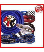 High Performance 2600W 4 Gauge Power &amp; Ground Cable Kit - Ideal for Vehi... - $947.70 MXN