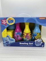 NEW Blue’s Clues 6 Pin Plastic Bowling Set 2021 Viacom Nickelodeon Ages 2+ - £13.90 GBP