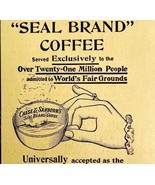 Chase Sandborn Seal Brand Coffee 1894 Advertisement Victorian Beverage 2... - £11.96 GBP