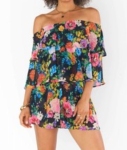 Show Me Your Mumu triple decker romper in Midnight Botanical Floral - si... - $124.74