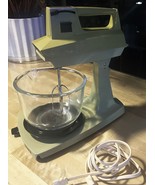 Vintage Sunbeam Mixmaster Model VEM-M Avocado Green- WORKS! Olive Green ... - €47,64 EUR