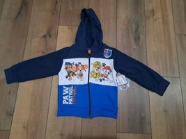 Nickelodeon Paw Pup Power Patrol Hoodie Boys Kids Size 5 Navy/Blue - £17.49 GBP