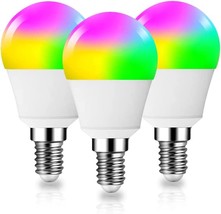 A15 Small Smart Light Bulbs, Dogain Rgb Color Changing Light Bulb Compatibility - £35.15 GBP