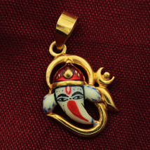 22K Best Gold Tribal Creative Waterproof Jewelry Teardrop Pendant For Stepaunts - £212.64 GBP