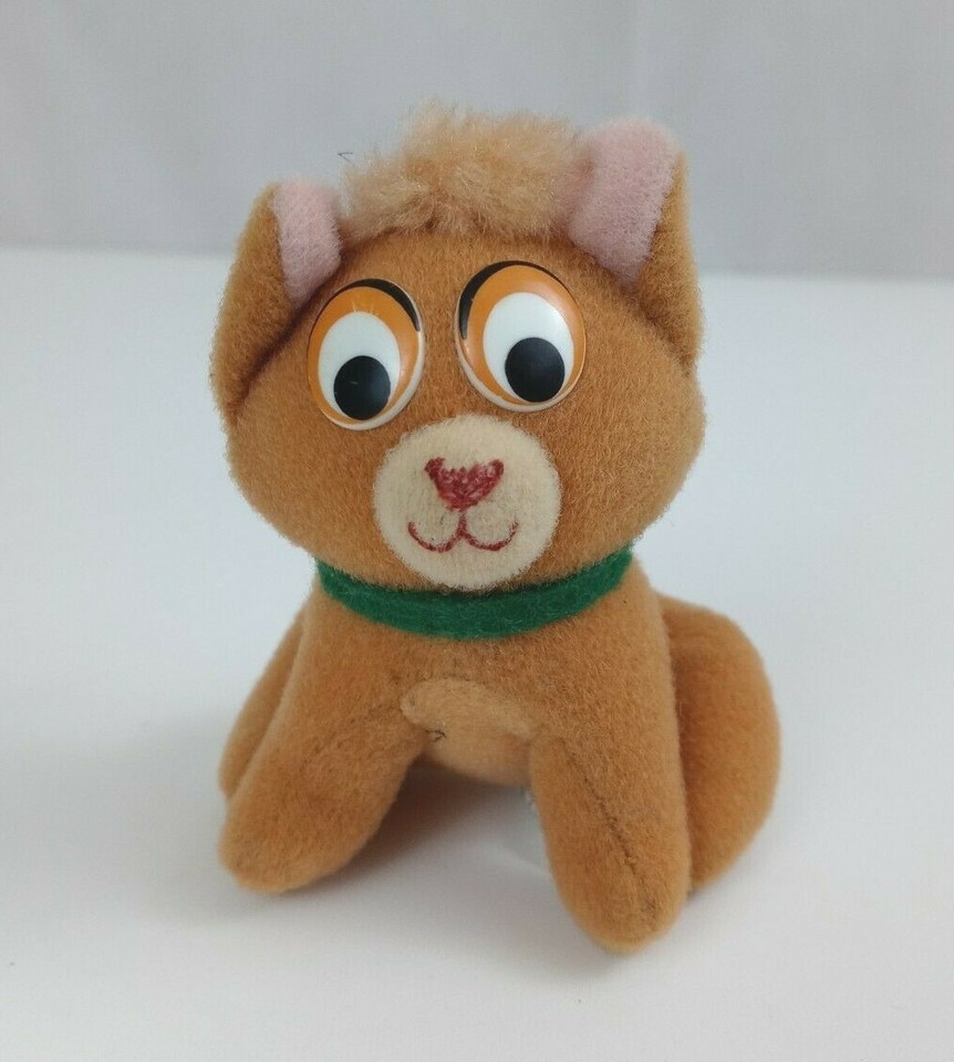Vintage 1988 Disney Oliver &amp; Company Oliver 3&quot; Plush Ornament McDonald&#39;s... - $4.94