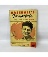 Baseball’s Immortals Hall of Fame Series The Story of LOU GEHRIG No 4 Bo... - $11.96