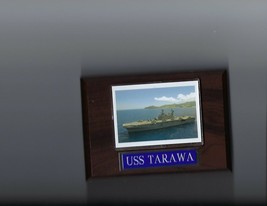 USS TARAWA PLAQUE NAVY US USA MILITARY LHA-1 AMPHIBIOUS ASSAULT SHIP - $3.95