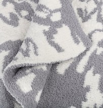 Kashwere Damask Stone &amp; Cream Half Throw Blanket - £96.18 GBP