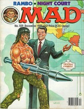 ORIGINAL Vintage 1985 Mad Magazine #259 Rocky Sylvester Stallone Ronald Reagan - £23.18 GBP