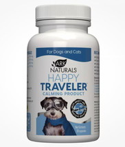 Ark Naturals Happy Traveler Capsules Calming Treats for Dogs &amp; Cats 30 C... - £19.29 GBP