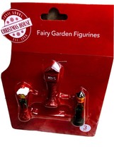 Ship N 24 Hours: New Christmas Fairy Garden Figurines. “Mail” 3 Pc. 1.5 ... - $12.61