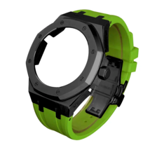 Casioak Steel Case MOD Kit Shock G-SHOCK GA2100 GA2110 Black Light Green... - £63.49 GBP