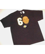 KOBE BRYANT 6 Vintage L.A. Lakers Mamba Majestic NBA Black T-Shirt 2XL New - $94.05