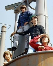 The Monkees Mike Peter Davy Micky pose on deck of ship 16x20 inch Poster - £19.53 GBP