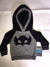 R&#39; Us Koala KIK Sweatshirt Sweater with Hoodie Newborn 0-3M  Black &amp; Gre... - £11.78 GBP