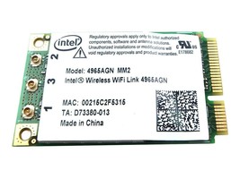 INTEL 4965AGN MM2 WIRELESS-N HALF-MINI PCI-EXPRESS WIRELESS CARD 0578-07... - £14.41 GBP