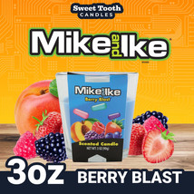 Candle - Berry Blast Scented Candle 3oz - Mike &amp; Ike Berry Blast 3 Oz Candle - £7.93 GBP