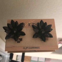 The Icing black jet clip on earrings - £13.23 GBP