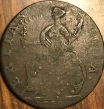 1774? Uk Gb Great Britain Non Regal Half Penny Coin - £22.60 GBP