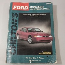 Chilton Ford Mustang Repair Manual 1994 -98 W/Wiring and Vacuum Diagrams... - $9.95