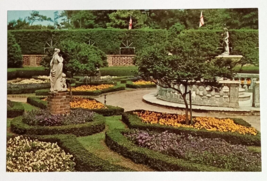 Knot Garden Elizabethan Roanoke Island North Carolina NC UNP Postcard 1966 - £5.96 GBP