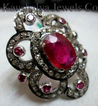 Victorian 1.28ct Rose Cut Diamond Gemstones Cute Sparkling Wedding Ring ... - £310.61 GBP