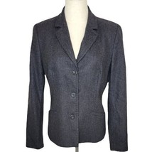 VTG J.Crew 100% Wool Padded Lined Single Breasted 3 Button Blazer 10 - £30.93 GBP