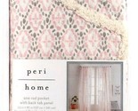 1 Ct Peri Home Chenille Scallop 50&quot; X 95&quot; Blush Rod Pocket With Back Tab... - $33.99