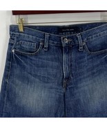 Calvin Klein Jean Shorts Size 8 Dark Blue Denim Womens - $451.60 MXN