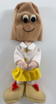 Vintage Art&#39;s Toy The Unknown Comic Bag Head Shy Girl 10 in Plush Doll RARE - $39.59
