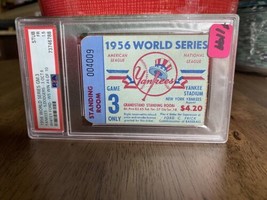1956 world series ticket,game 3 (graded) - £933.73 GBP