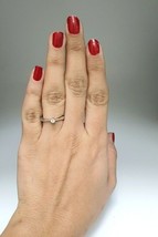 18ct White Gold Cubic Zirconia Ladies Solitaire Engagement Ring - $283.91