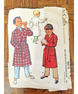 1958 McCalls McCall&#39;s Boys Robes Pattern 4612 Size 10 - $1.68