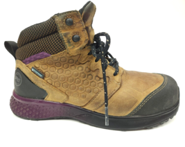 Timberland Pro Womens Reaxion A219B Brown Waterproof Composite Toe Work ... - $59.35