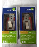 Leviton 1223 15/20A 3 Way Heavy Duty Switch (LOT OF 2) - ⭐NEW⭐ - $12.48
