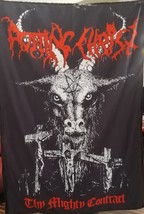 ROTTING CHRIST The Mighty Contract FLAG BANNER CLOTH POSTER Black Death ... - £15.73 GBP