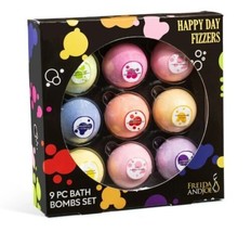 Happy Day Fizzers 9pcs Bath Bomb Spa Gift Set - £24.65 GBP