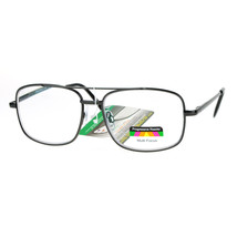 Multi Focus Progressive Reading Glasses 3 Powers in 1 Reader Square Metal - £10.98 GBP+