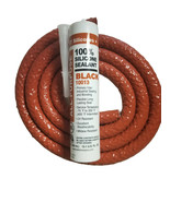 Hawken Energy Wood Boiler, Silicone Door Seal Kit With (Deluxe 10&#39;X1&quot;+Si... - $109.33