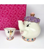 Beauty And The Beast Mrs Potts And Chip Teapot Cup Figurines Kato Kogei ... - £111.59 GBP