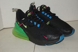 Nike Air Max 270 Black Ghost Green Boys Shoes Youth Size 5Y DD9715-001 - £47.62 GBP