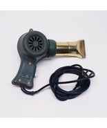 Vintage Mini Roff By Luigi- Green Hairdryer w/ Attachment Tested /Workin... - $733.82 MXN