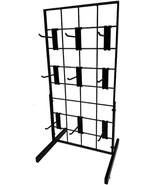 Black Gridwall Countertop Display with Mini T-Legs 12&quot;x24&quot; - $30.32