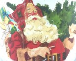 Vintage Enamelware Santa Claus Christmas Mug - £11.35 GBP