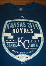 Vintage Style Kansas City Royal Mlb Baseball T-Shirt Big And Tall 3XL Xxxl New - £19.77 GBP