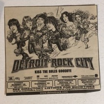 Detroit Rock City Vintage Movie Print Ad Eddie Furlong TPA10 - £4.63 GBP